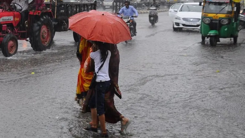 राजस्थान में फिर चार दिन मानसून सक्रिय,16 जिलों में बारिश का अलर्ट